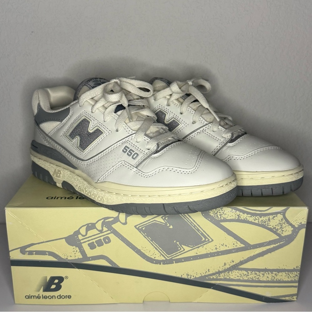 New Balance Aimé Leon Dore x 550 Silver Size 7.5
